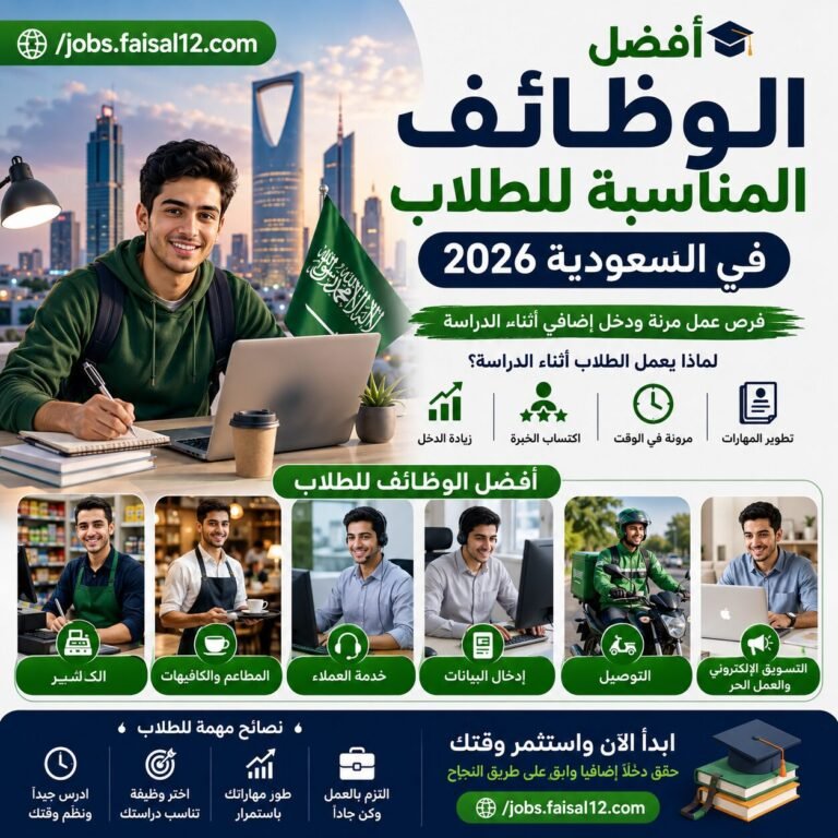وظائف يومية في السعودية فرص عمل متنوعة تناسب جميع المؤهلات والخبرات